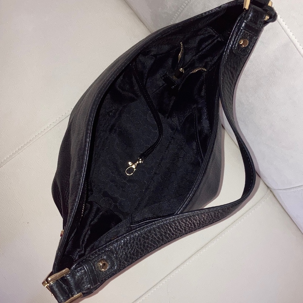 Michael Kors Black Pebbled Leather Shoulder Bag - Picture 3 of 4